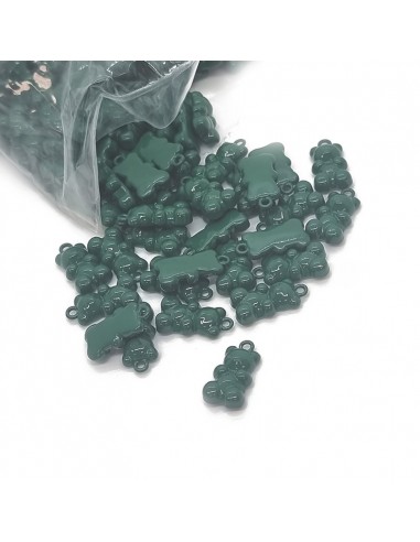 Osito esmaltado verde oscuro TD2303...