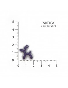 Dije esmaltado violeta...