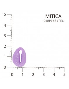 Buzios de Plástico Lila...