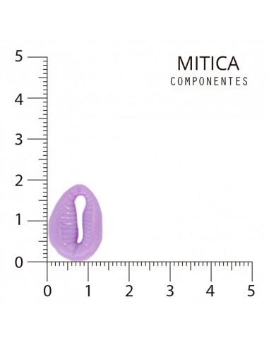 Buzios de Plástico Lila Art.D1919...