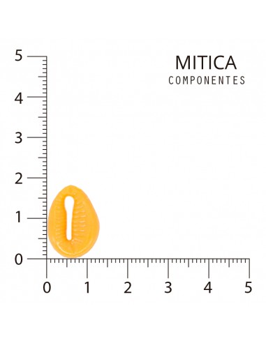 Buzios de Plástico Naranja Art.D1919...
