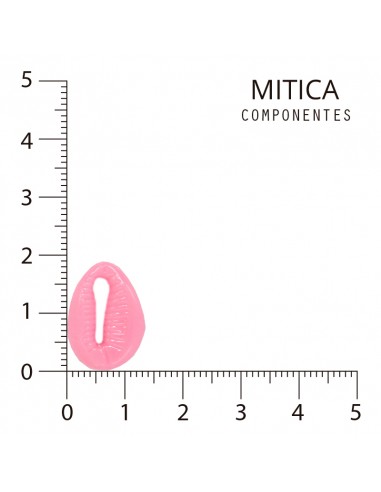 Buzios de Plástico Rosa Art.D1919...