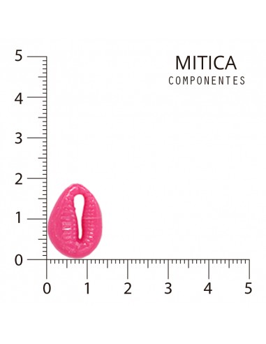 Buzios de Plástico Fucsia Art.D1919...