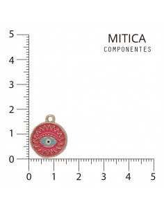 Dije esmaltado Medalla Ojo...