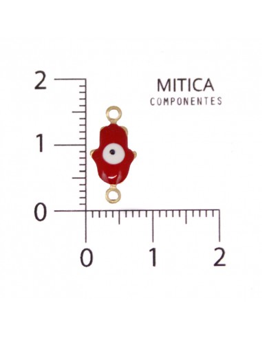 Dije Esmaltado Mano Rojo A1741 [1 u]