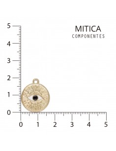 Dije esmaltado Medalla Ojo...