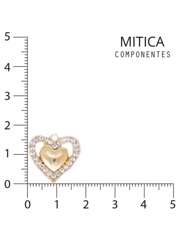 Corazón de Strass Dorado Art.A3553 [1...