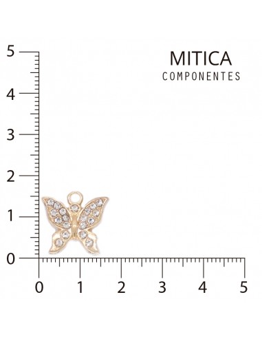 Mariposa de Strass Dorada Art.A3542...