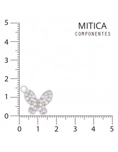Mariposa de Strass Níquel...