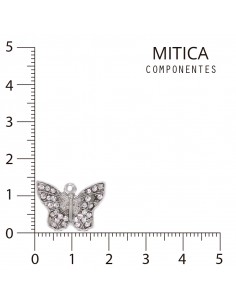 Mariposa de Strass Níquel...