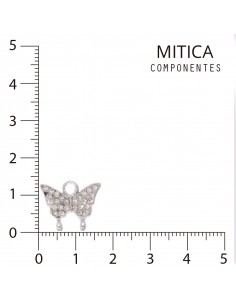 Mariposa de Strass Níquel...