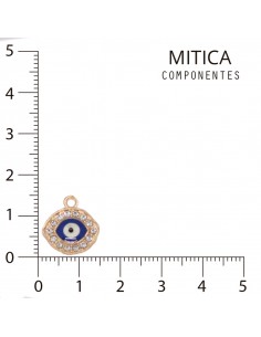 Ojo de Strass Dorado Art....