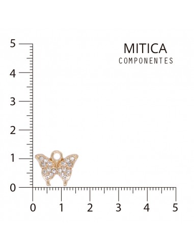 Mariposa de Strass Dorada  Art.A3538...