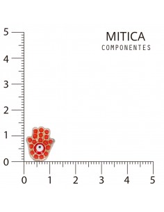 Dije Esmaltado Mano Rojo...