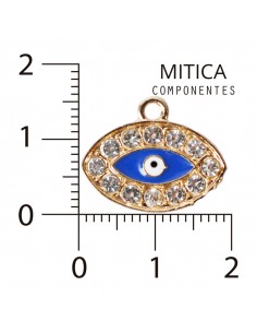 Ojo de Strass Dorado...