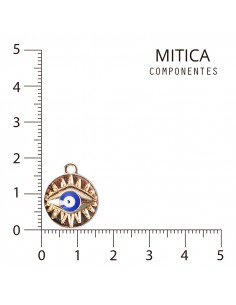 Dije Esmaltado Ojo Dorado...