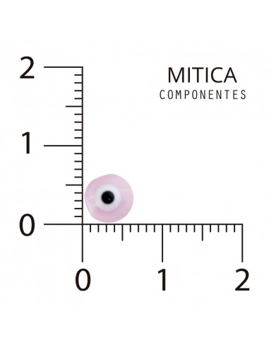 Ojo Turco Plástico Rosa 6mm Art.A2302...
