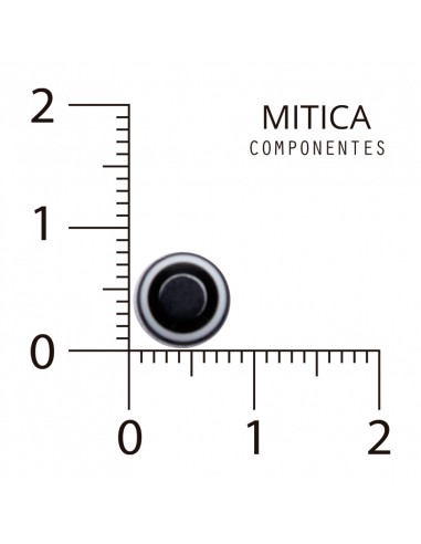 Ojo Turco Plástico Negro 8mm Art.1172...