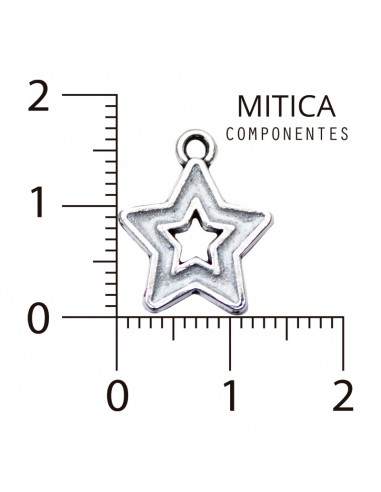 Dije Esmaltado Estrella Nácar/Níquel...