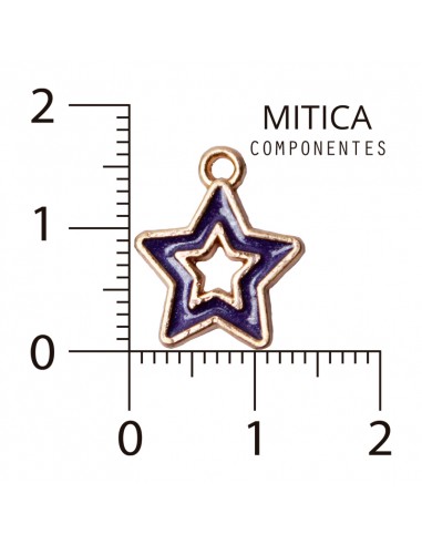 Dije Esmaltado Estrella /Dorado...