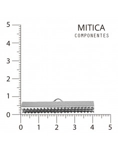 Piraña níquel 7568 - 4cm...
