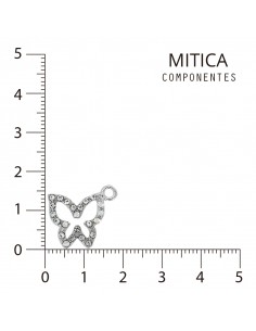 Mariposa de Strass Níquel...
