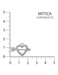 Corazón Strass Níquel...