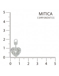 Corazón Strass Níquel...
