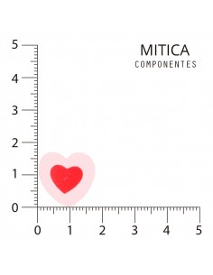 Madera Corazón Fucsia...