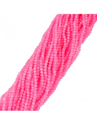Roca Cristal 4MM Fucsia Fluo [1tira ]