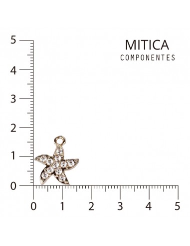 Estrella de Strass Dorado Art.J6897...