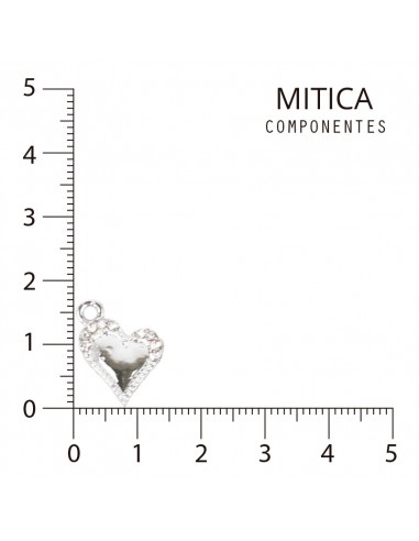 Corazón de Strass Níquel Art.J6881 [1...