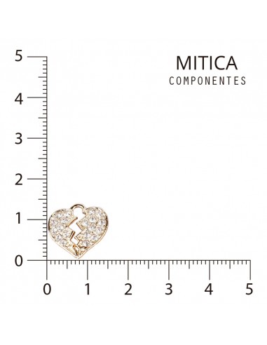 Corazón de Strass Dorado Art.J6890 [1...