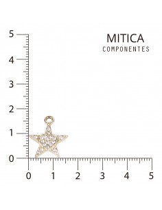 Estrella de Strass Dorado...