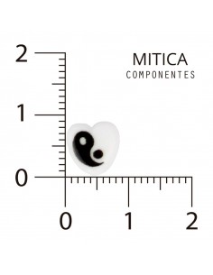 Yin & Yang Corazón Blanco...