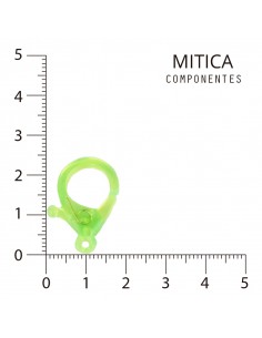 Mosquetón Plástico Verde...