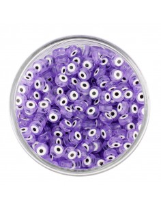 Ojo Turco Plástico Lila 7mm... 2