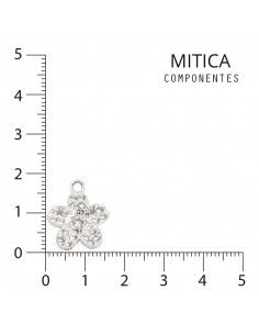 Flor de Strass Níquel Art....