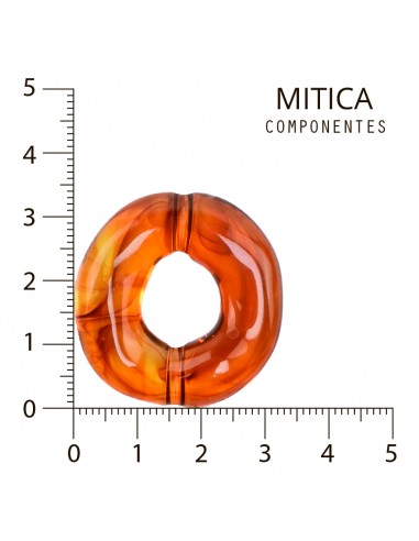 Pieza Acrílico Pasante Circular Carey...