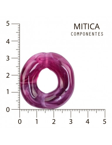Pieza Acrílico Pasante Circular Uva...