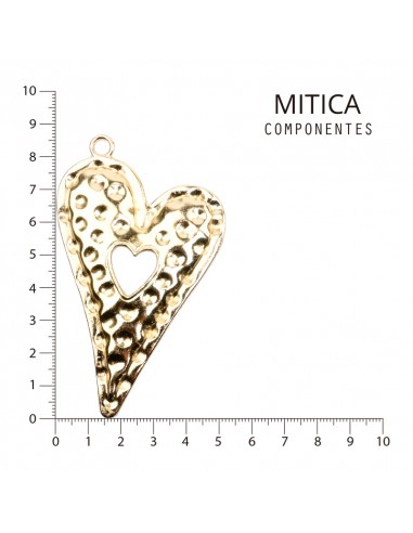 Fundición Dorado Corazón XXL...