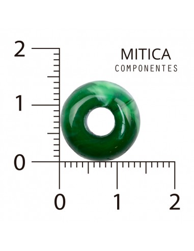 Pieza Acrílico Pasante Circular Verde...