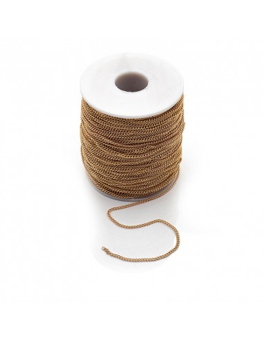 Cadena hierro dorado GD0104 [100 mts]