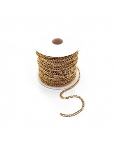 Cadena hierro dorado F8224...