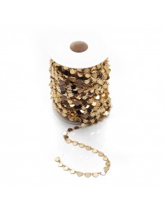 Cadena hierro dorado F8233...