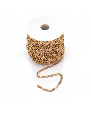 Cadena hierro dorado GD0043-1 [1 m]