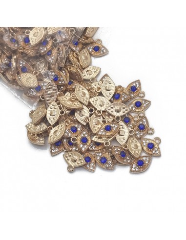 Dije strass dorado TD7529 [1 u]